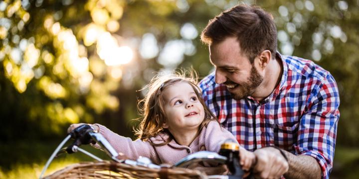 Father and daughter