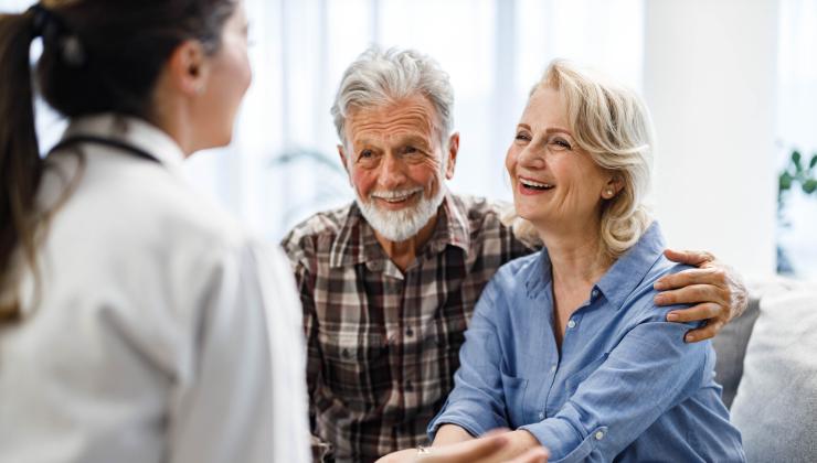 Patients and doctor